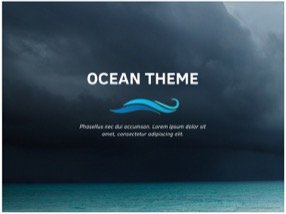 Ocean Keynote Template 1 - Ocean