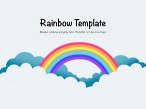 Rainbow Keynote Template 1 - Rainbow