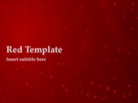 Red Keynote Template 1 - Red