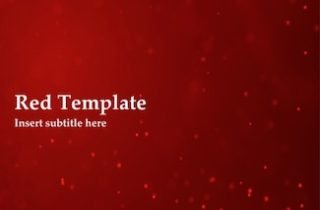 Red Keynote Template - FREE