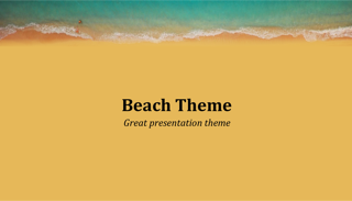 Summer Beach Keynote Template