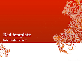 Red Invitation Keynote template - Free!