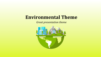Environmental Keynote template - Free!
